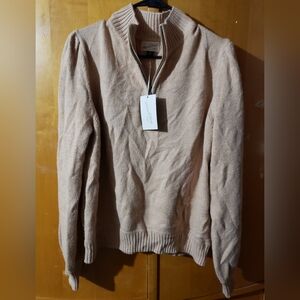 Universal Thread Tan Zip-Up Sweater